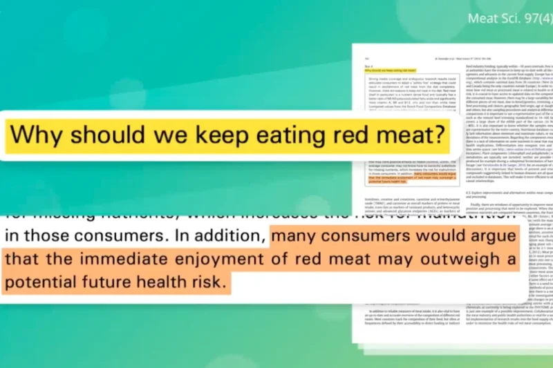 The Meat Industry’s Own Study Found Increased Cancer, Heart Disease, and Diabetes Risks, Yet Recommended Continued Consumption