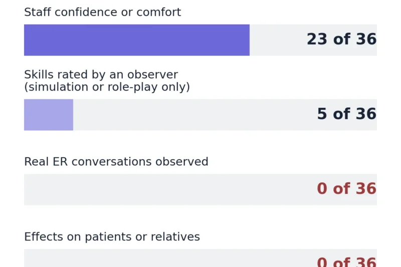 ER Bad-News Training Tracks Staff Confidence, Not Family Outcomes