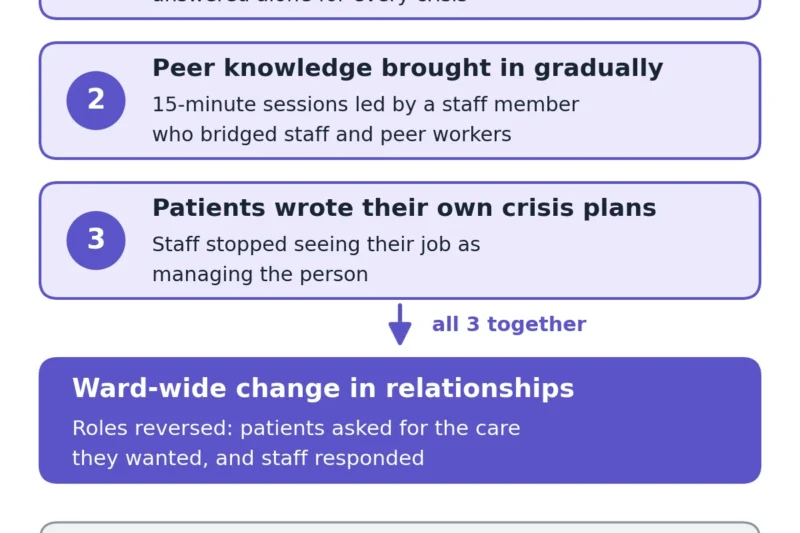 Transforming Psychiatric Care: How Peer-Led Crisis Plans Reshaped a Japanese Ward